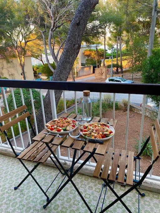 T2 Avec Clim Et Terrasse Vue Mer, Les Sablettes Ла-Сейн-сюр-Мер Екстер'єр фото